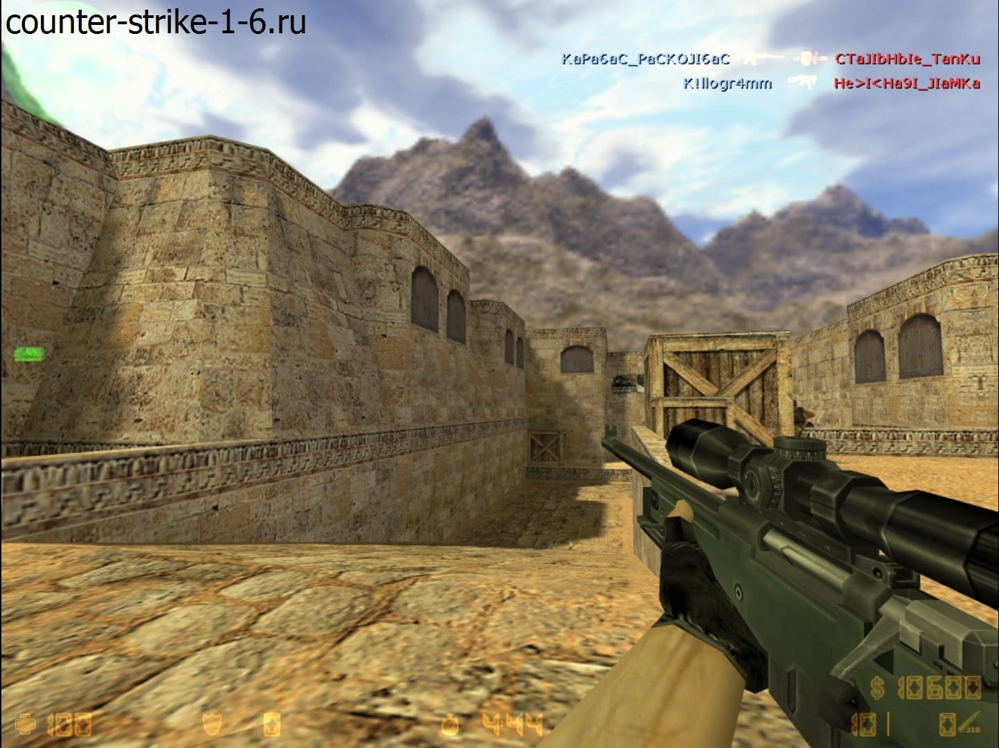 AWP в английской сборке cs 1.6