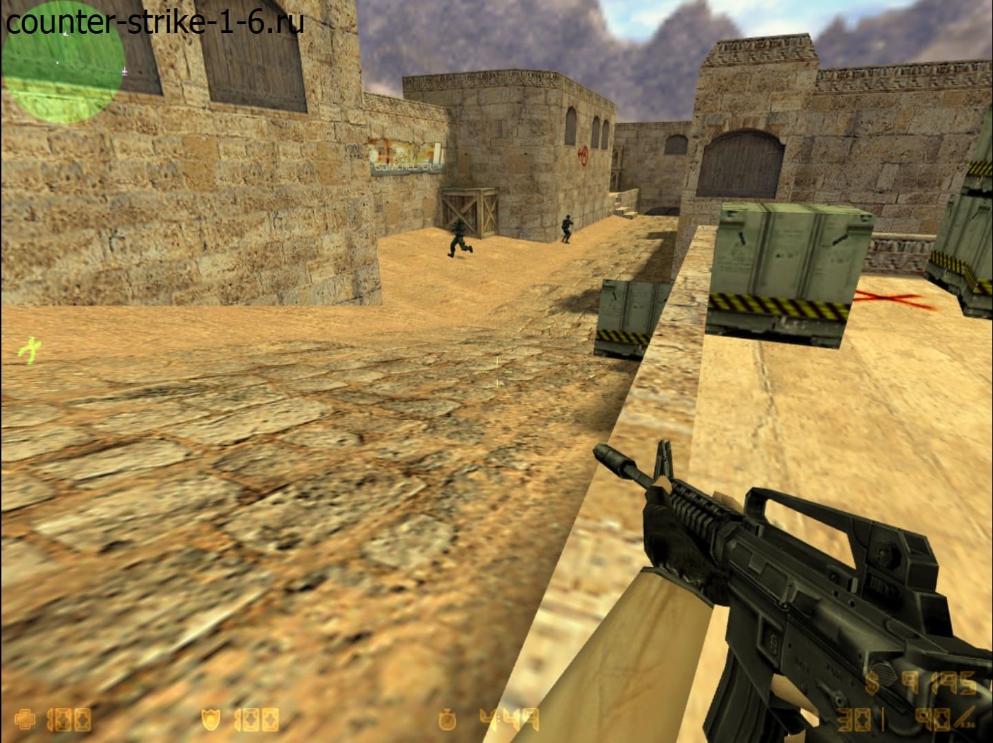 M4A1 в установленной сборке кс 1.6