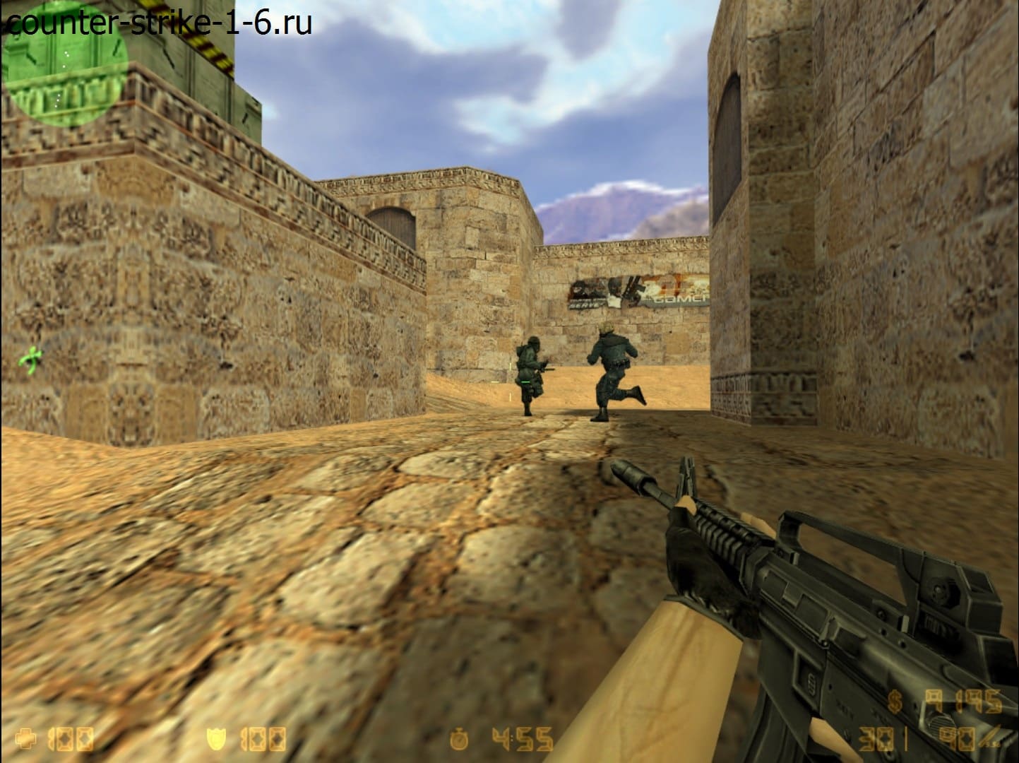 M4A1 в сборке кс 1.6 для слабых компьютеров