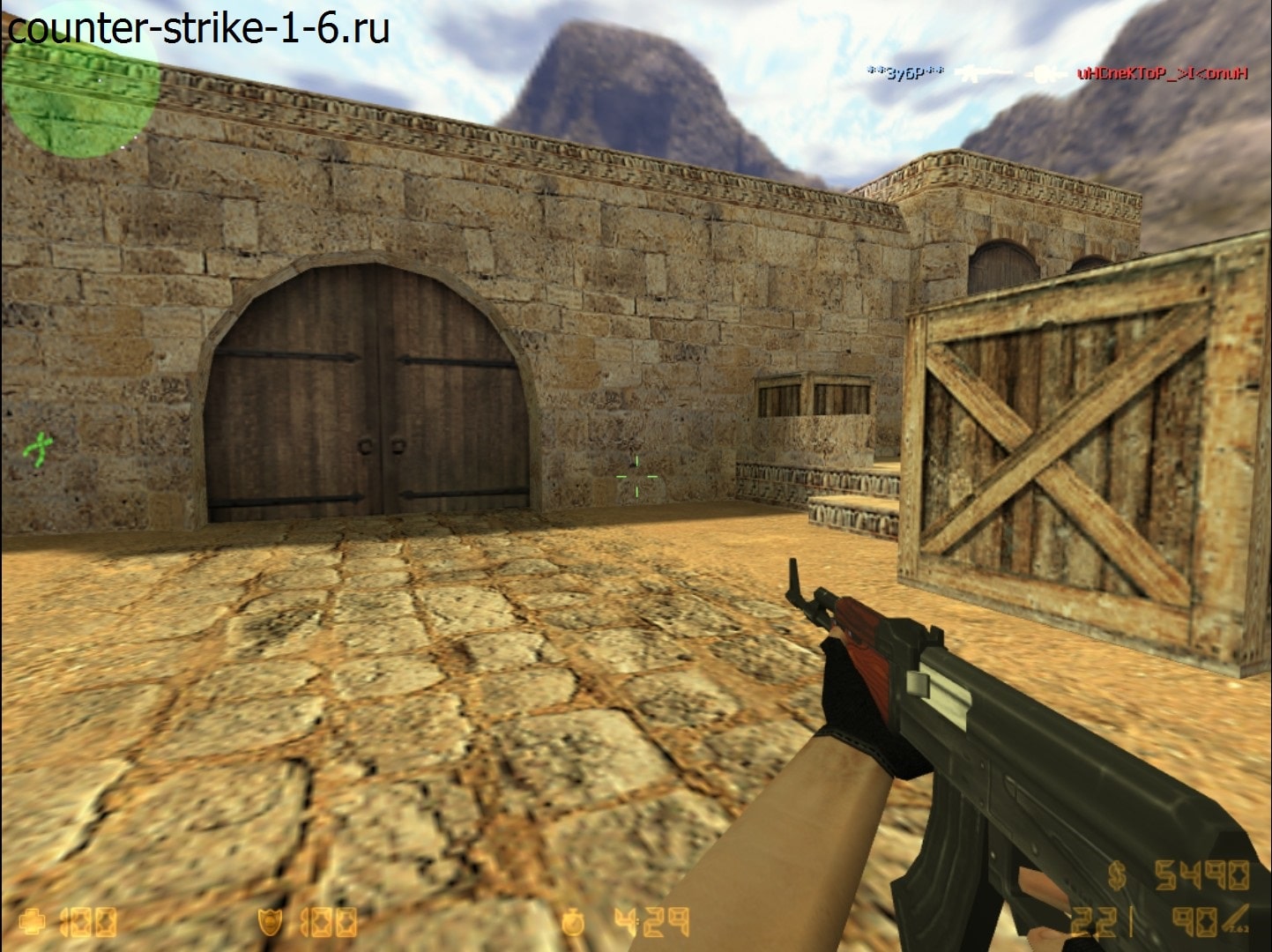 AK-47 в сборке cs 1.6 ESC Gaming