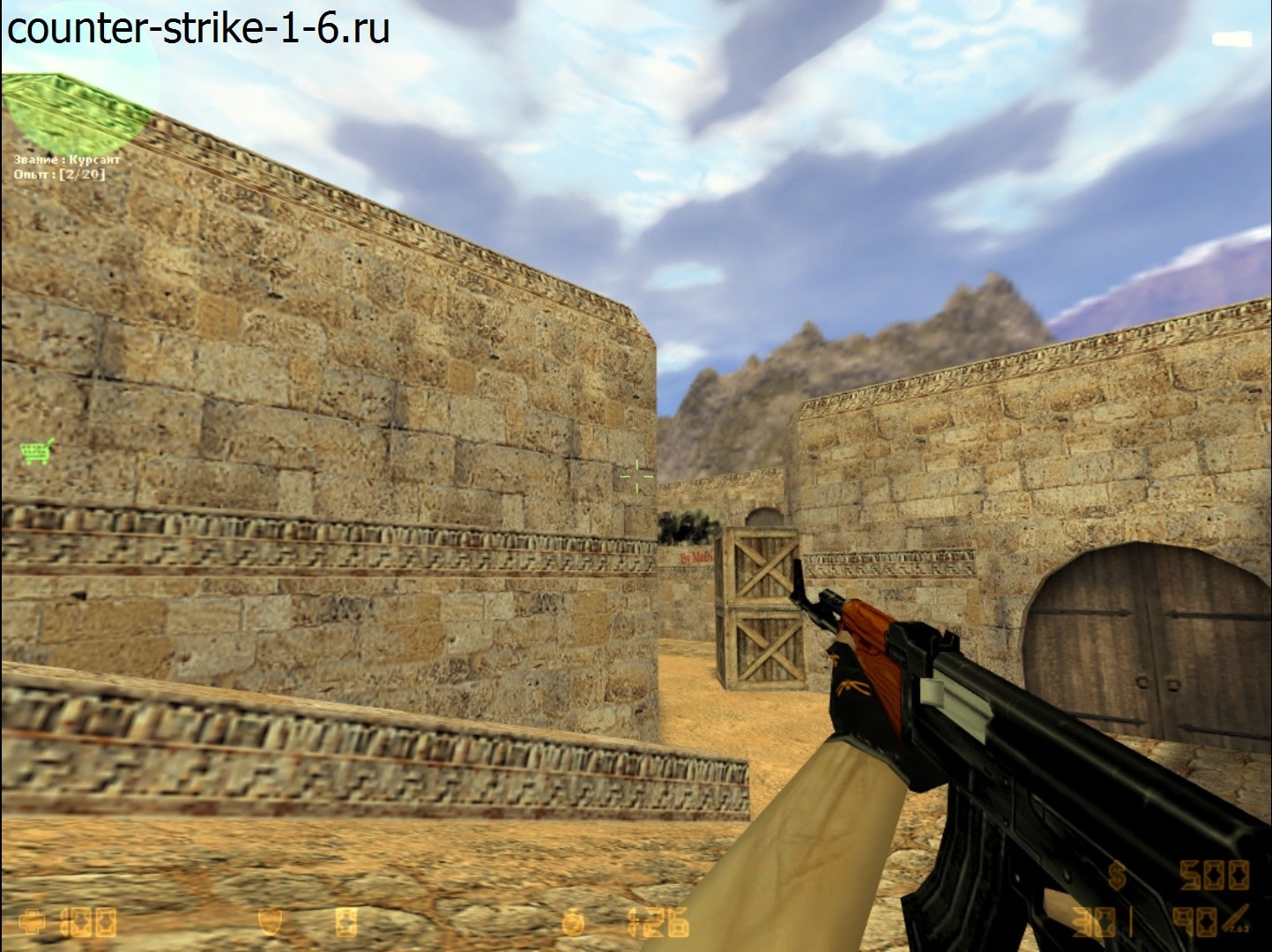 AK-47 в сборке cs 1.6 Fnatic