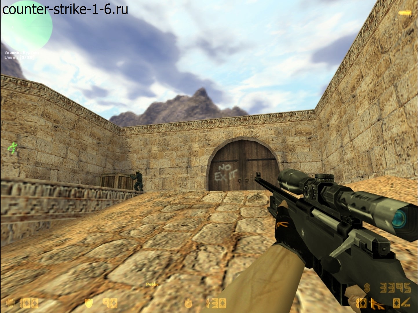 AWP в сборке cs 1.6 Fnatic