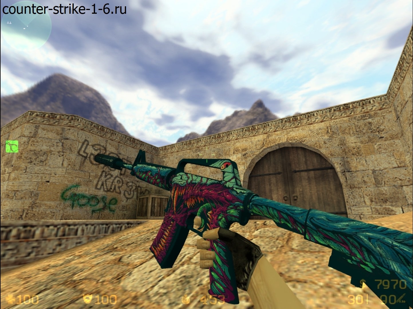 M4A1 в сборке кс 1.6 Hyper Beast