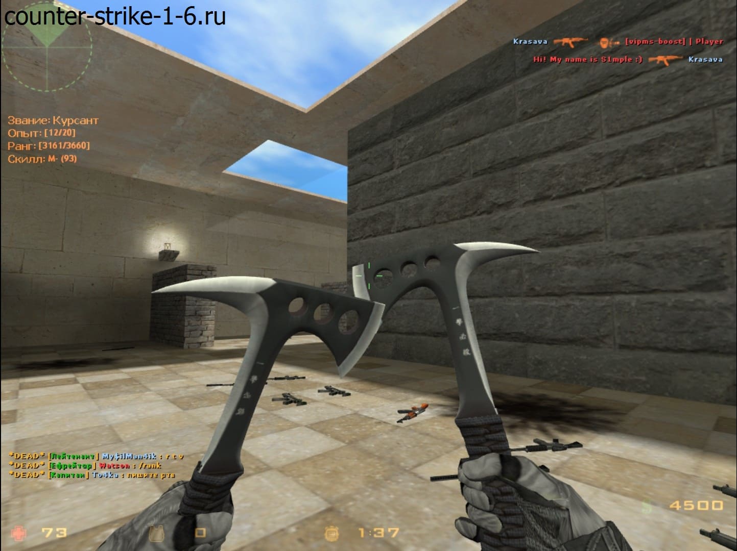 Топоры в сборке кс 1.6 Insane