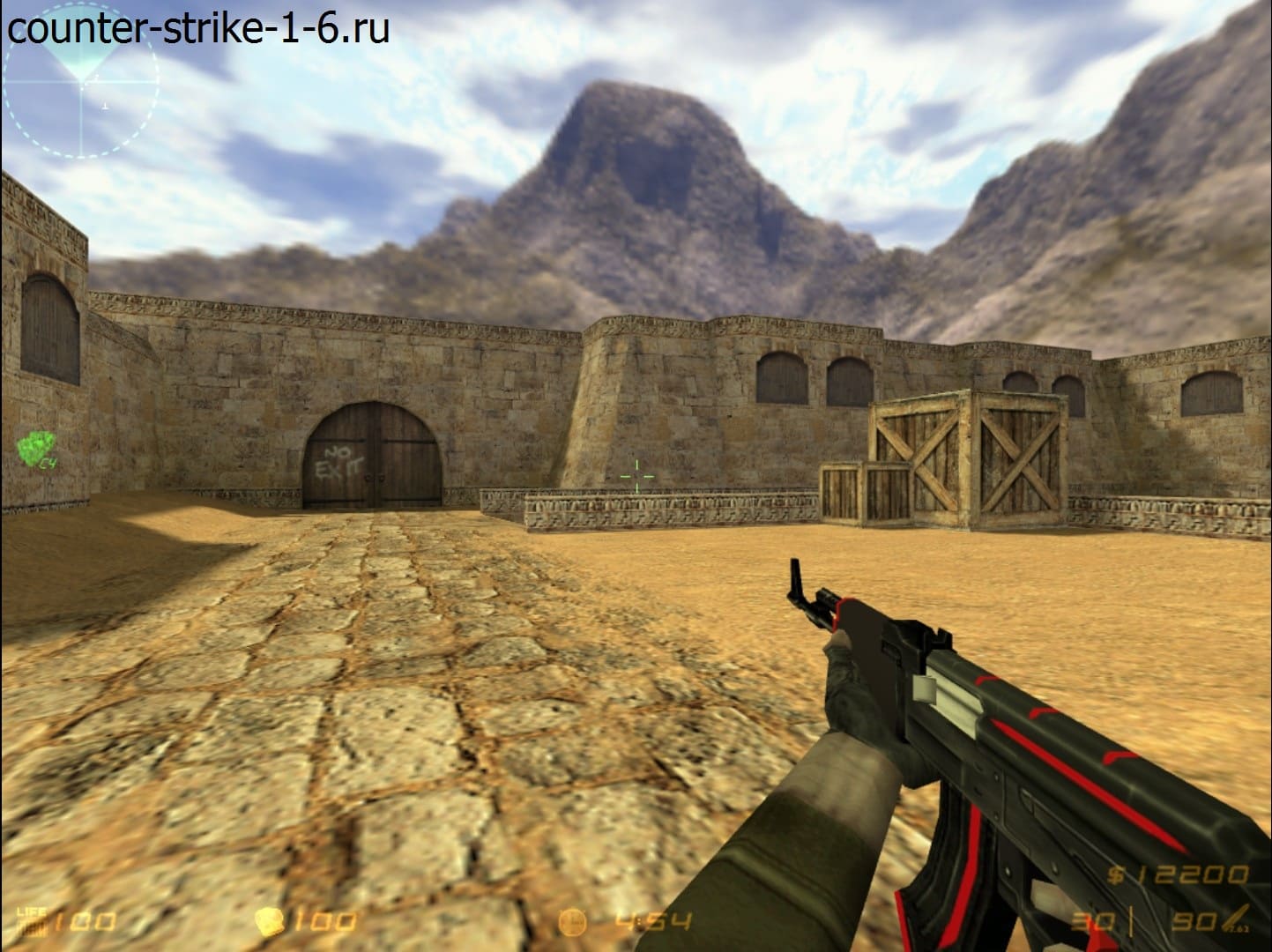 Ak-47 в сборке cs 1.6 Revolution