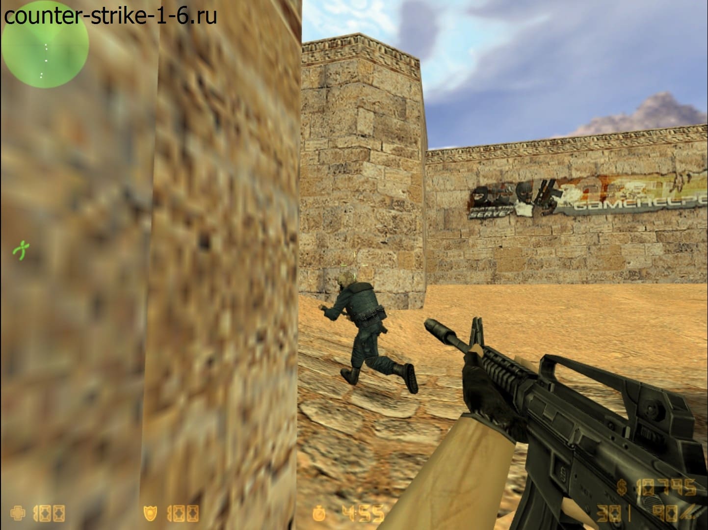 M4A1 в сборке кс 1.6 от Spawn