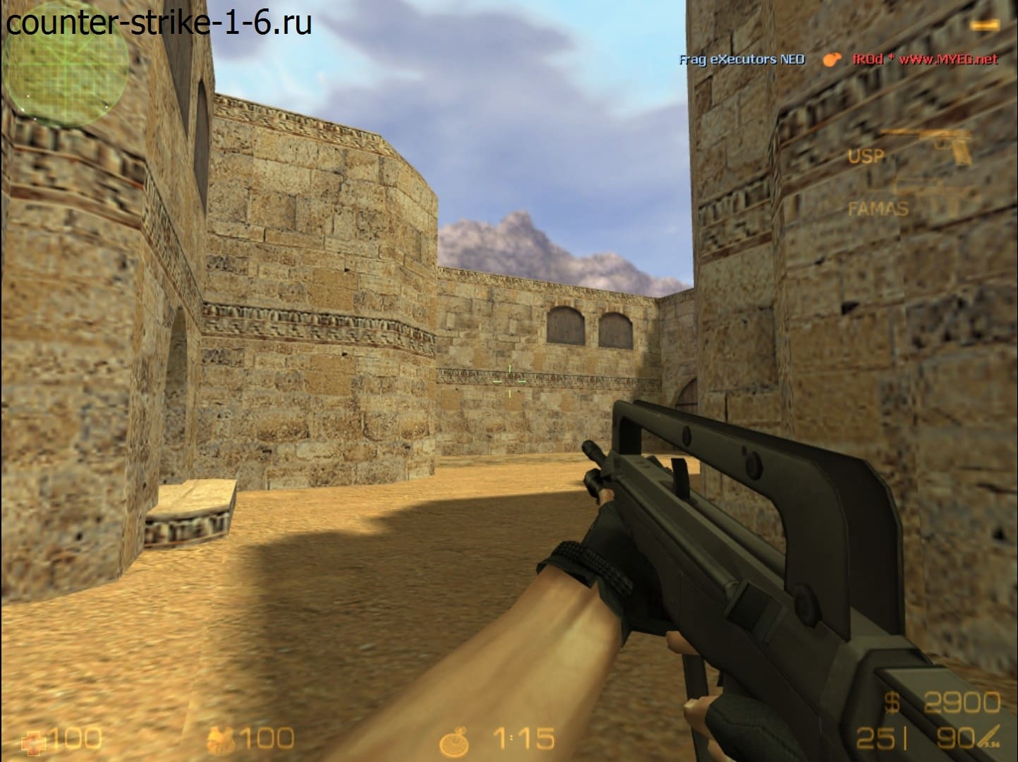 Фамас в сборке cs 1.6 Русский Спецназ