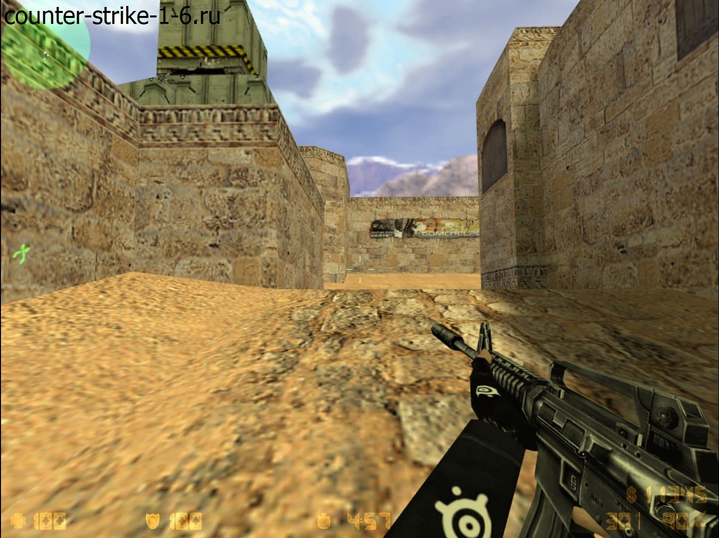M4A1 в сборке кс 1.6 SteelSeries